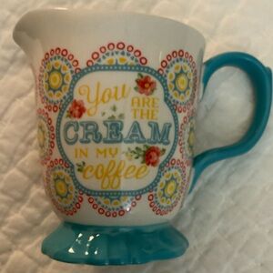 Pioneer Woman Jubilee  “You Are The Cream In My Coffee” Footed Creamer
